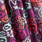 Viscose Imprimé Animal Mauve - Ribes y Casals