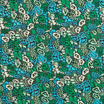 Viscose Imprimé Animal Vert - Ribes y Casals