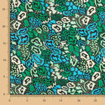 Viscose Imprimé Animal Vert - Ribes y Casals