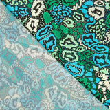 Viscose Imprimé Animal Vert - Ribes y Casals