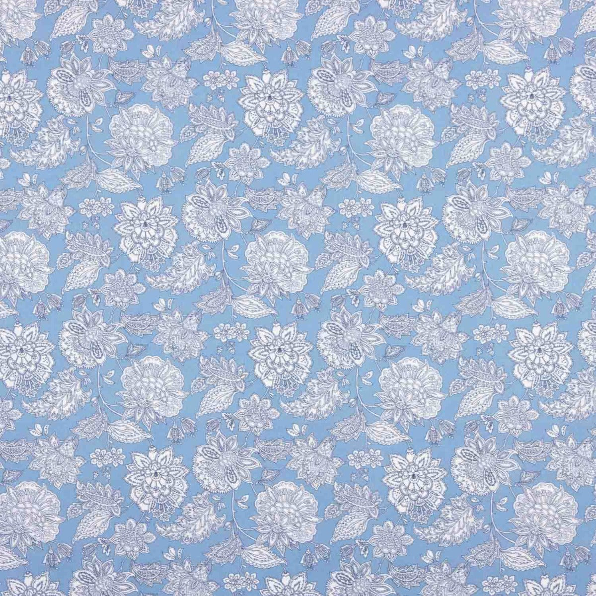 Viscose imprimée fleurs romantiques - Ribes y Casals