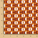 Viscose Imprimée Baya Orange - Ribes y Casals