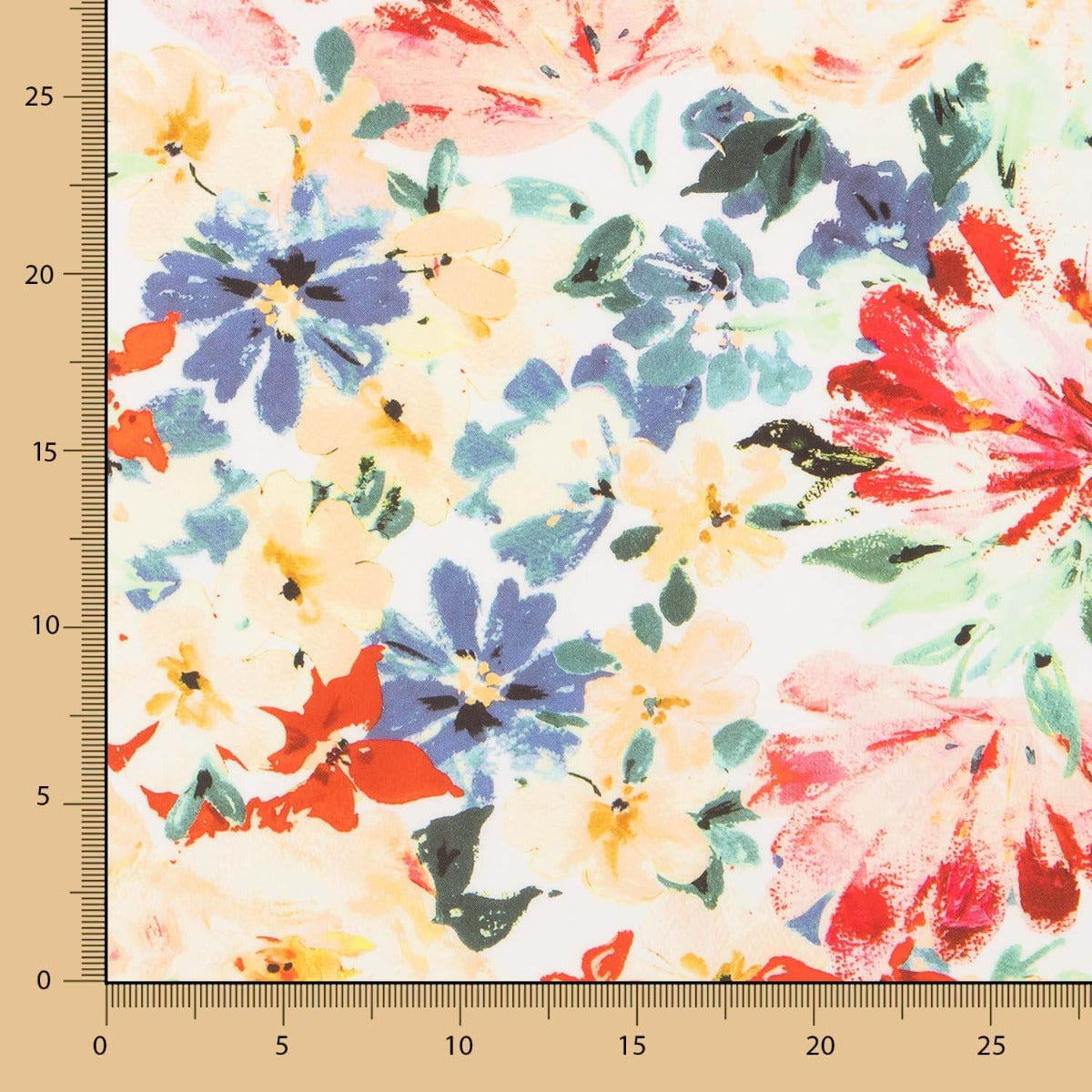 Viscose Imprimée Explosion Fleur - Ribes y Casals