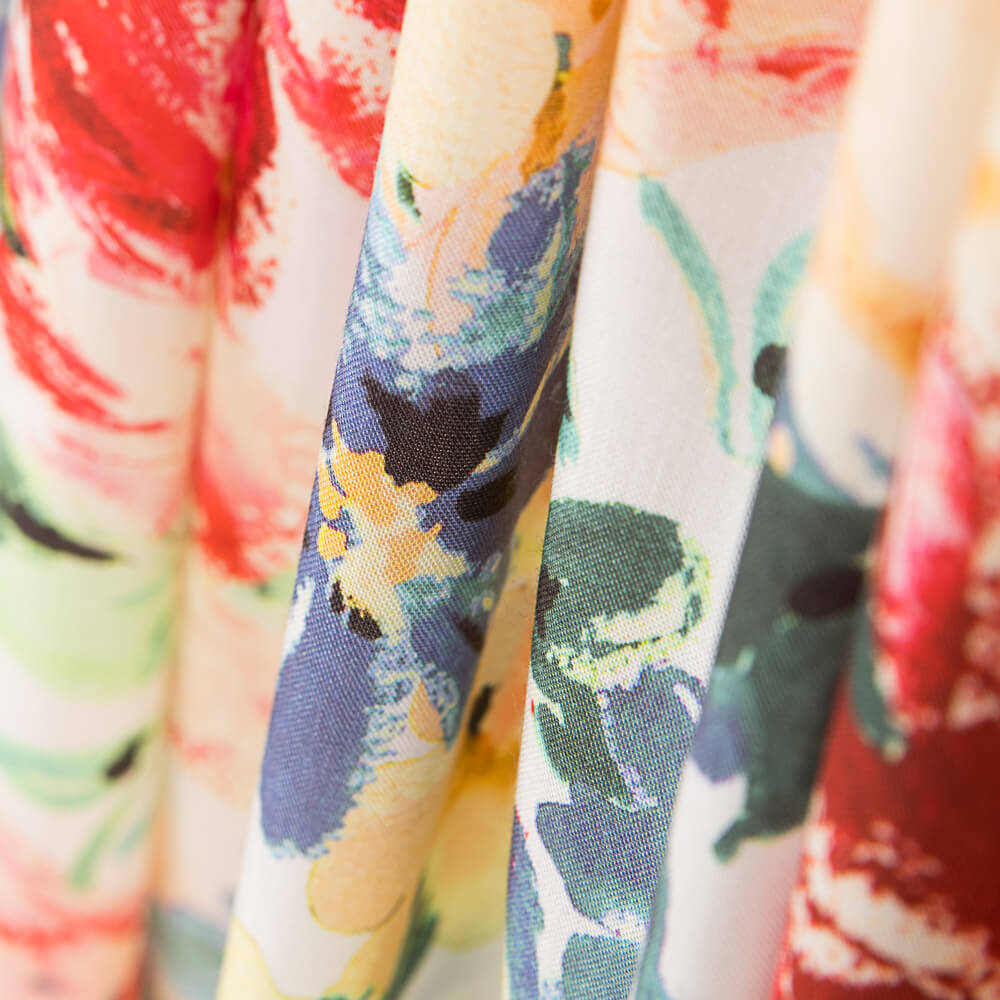 Viscose Imprimée Explosion Fleur - Ribes y Casals