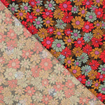 Viscose Imprimée Fleur 70 Rouge - Ribes y Casals