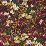 Viscose Imprimée Peinture Fleur Noir - Ribes y Casals