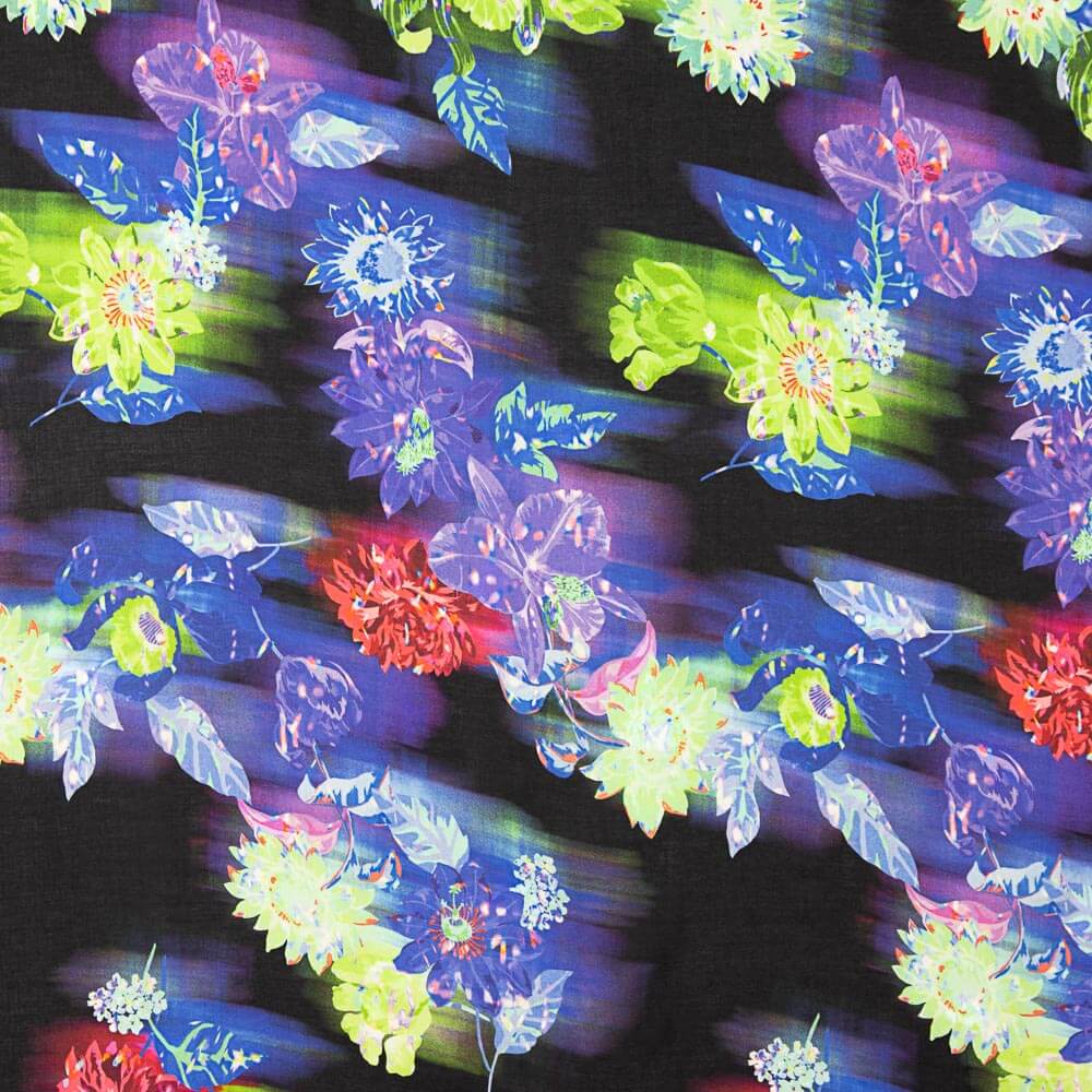 Viscose Fleurs Fluo - Ribes y Casals