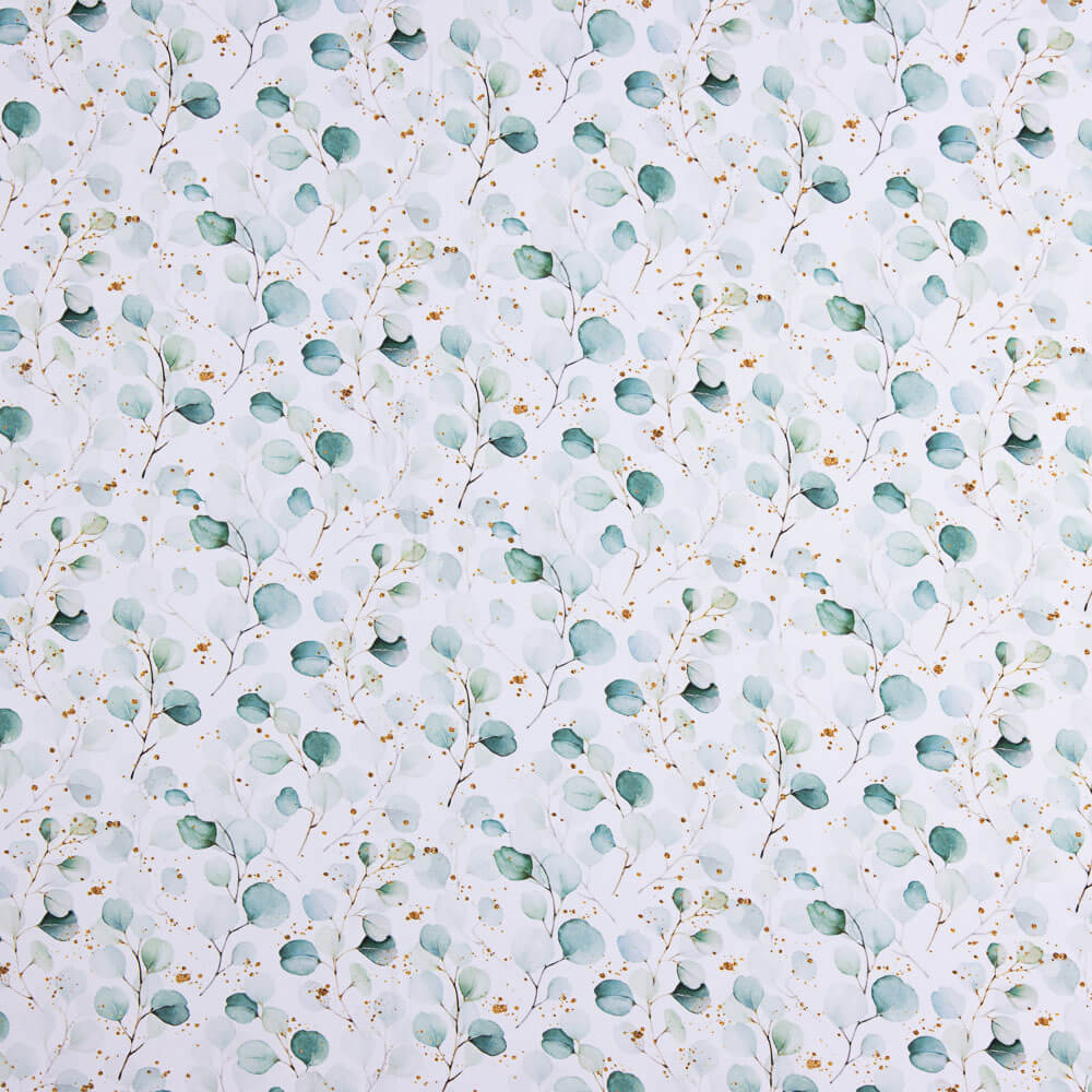 Viscose Imprimé Feuilles Pastel - Ribes y Casals