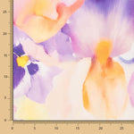 Viscose Imprimée Maxi Fleurs Fuchsia - Ribes y Casals