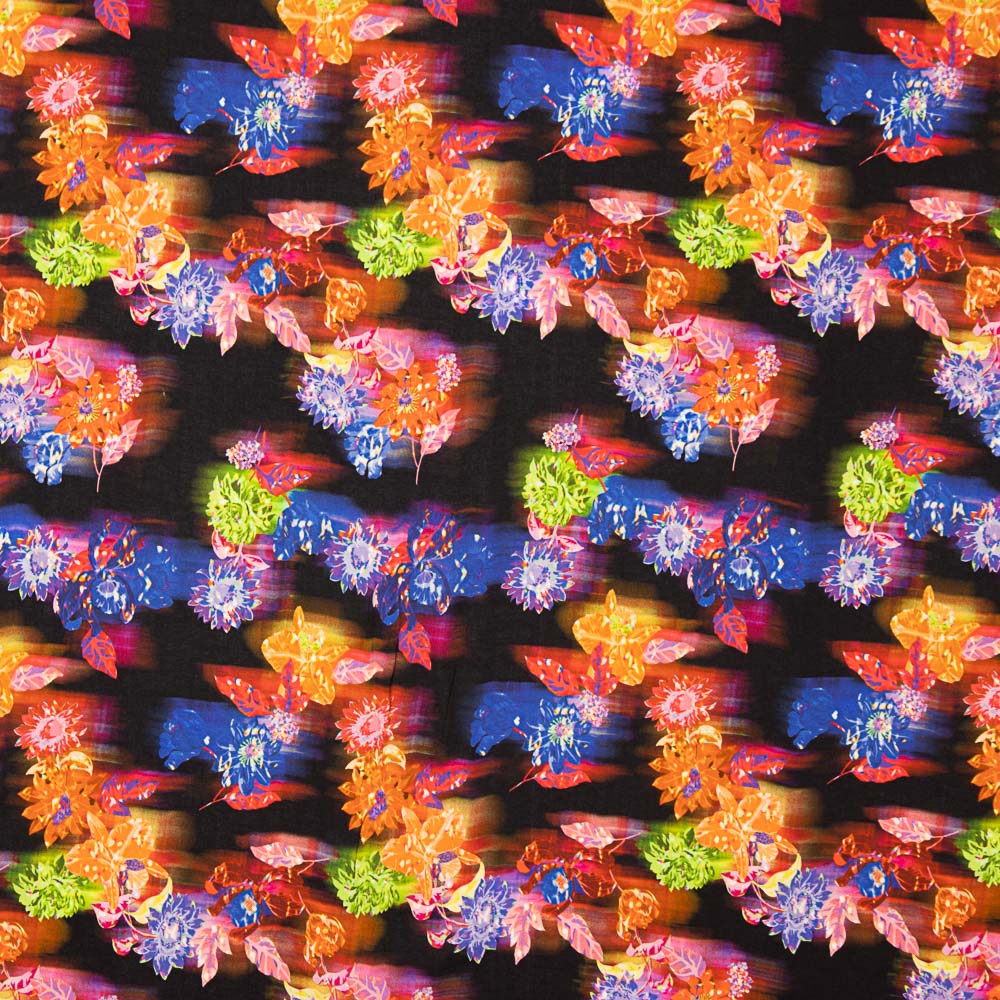 Viscose Multifleurs Néon - Ribes y Casals