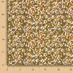 Viscose Imprimée Nénuphar Ocre - Ribes y Casals