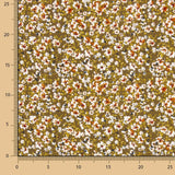 Viscose Imprimée Nénuphar Ocre - Ribes y Casals