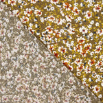 Viscose Imprimée Nénuphar Ocre - Ribes y Casals