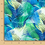 Viscose Imprimée Palmier Vert - Ribes y Casals