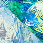 Viscose Imprimée Palmier Vert - Ribes y Casals