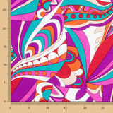 Viscose Imprimée Pucci Magenta - Ribes y Casals