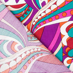 Viscose Imprimée Pucci Magenta - Ribes y Casals