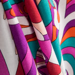 Viscose Imprimée Pucci Magenta - Ribes y Casals