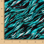 Viscose imprimée bleu rush - Ribes y Casals