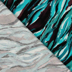 Viscose imprimée bleu rush - Ribes y Casals