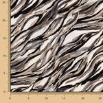 Viscose imprimée gris rush - Ribes y Casals