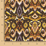 Viscose Imprimée Sanyo Kaki Foncé - Ribes y Casals