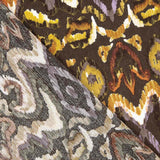 Viscose Imprimée Sanyo Kaki Foncé - Ribes y Casals