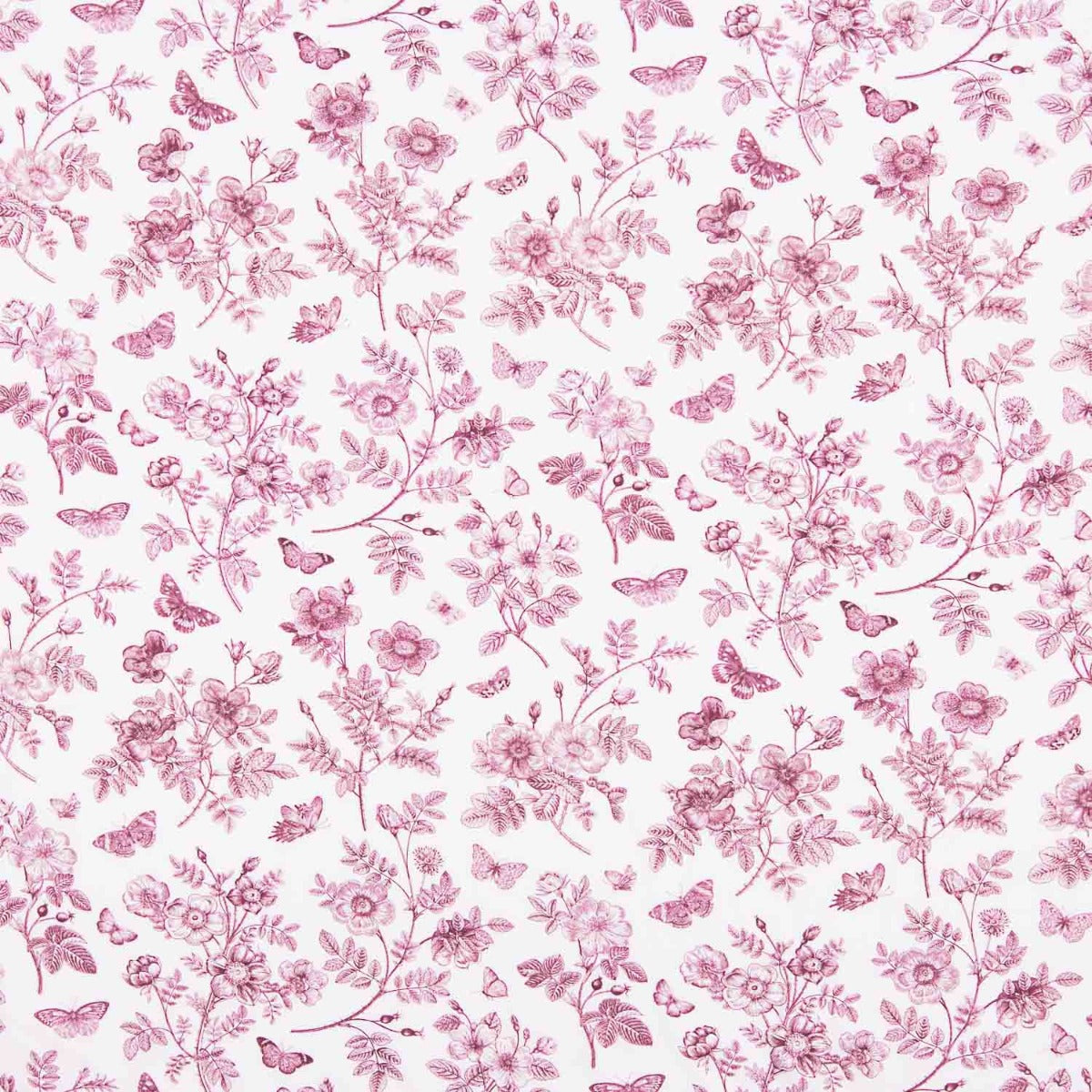 Viscose Imprimée Villandry Grenat - Ribes y Casals