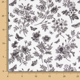 Viscose Imprimée Villandry Noir - Ribes y Casals