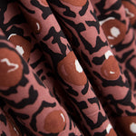 Retal Viscosa Estampado Flor Terracota 200x140 cm - Ribes y Casals