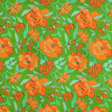 Viscose Fleur Malibu Vert - Ribes y Casals