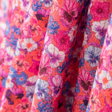 Viscose Floral Coral - Ribes y Casals