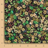 Viscose Floral Vert - Ribes y Casals