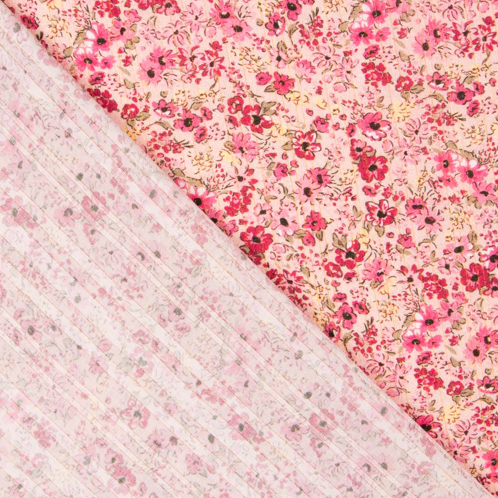 Viscose Fleurs Fuchsia - Ribes y Casals