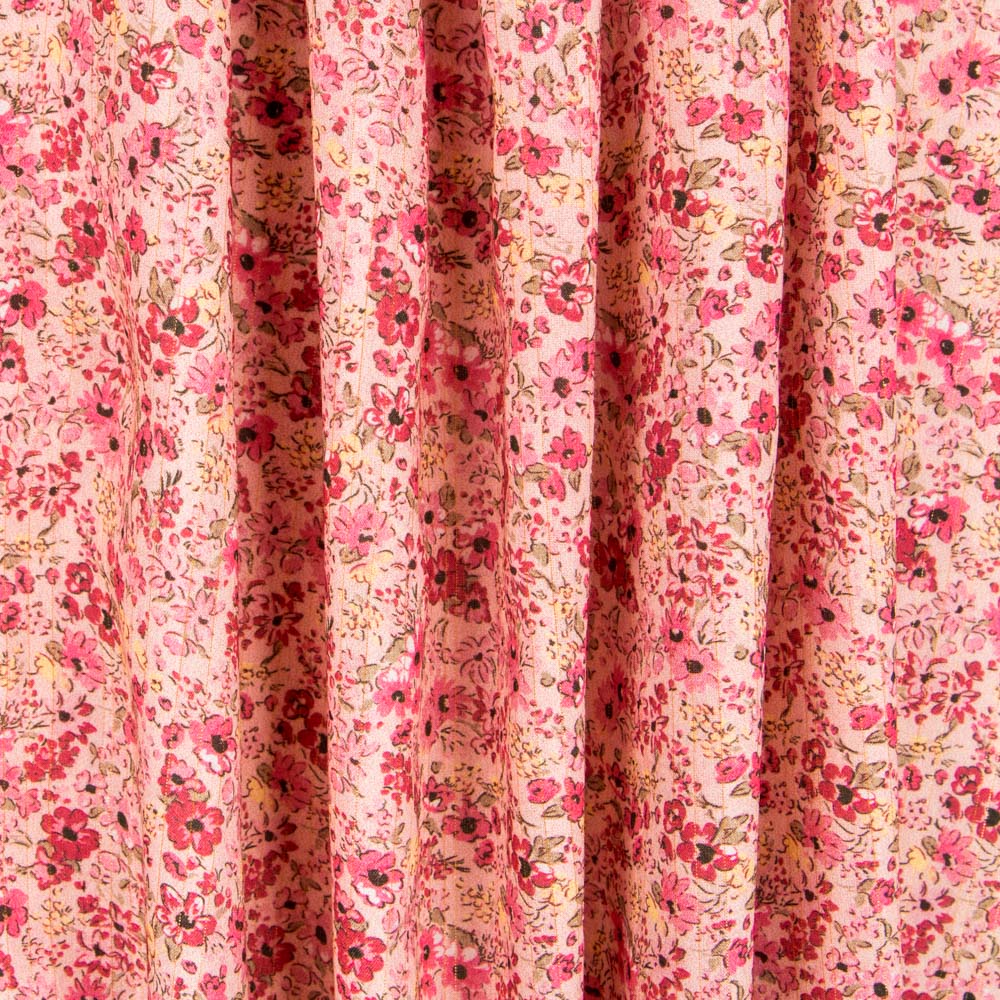 Viscose Fleurs Fuchsia - Ribes y Casals