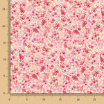 Viscose Fleurs Fuchsia - Ribes y Casals