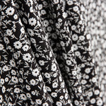 Viscose Fleurs Champ Noir - Ribes y Casals