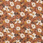 Viscose Fleurs Marron - Ribes y Casals