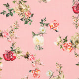 Viscose Fleurs Rose - Ribes y Casals