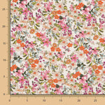 Viscose Fleurs Sauvages Écru - Ribes y Casals