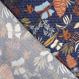 Viscose Folk Bleu Marine - Ribes y Casals