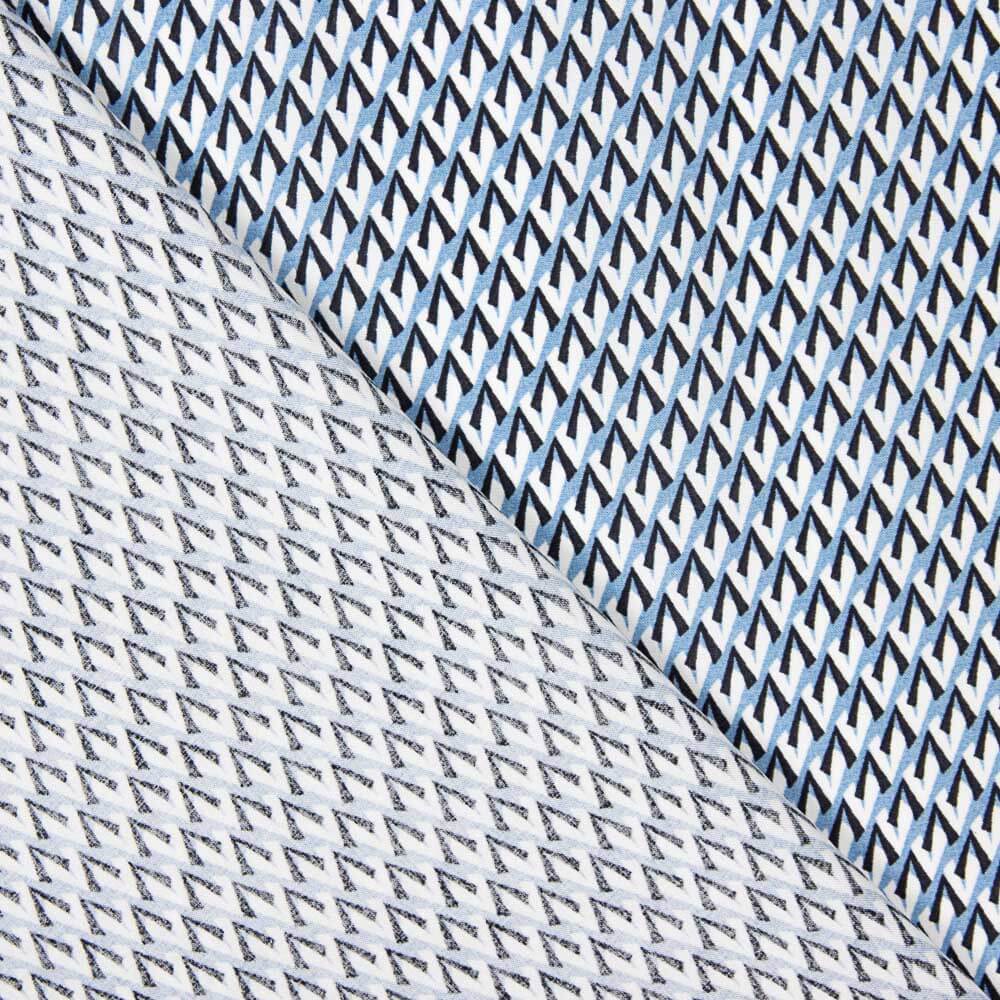 Viscose Géométriquemétrique Bleu - Ribes y Casals