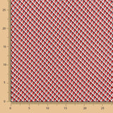 Viscose Géométriquemétrique Rouge - Ribes y Casals