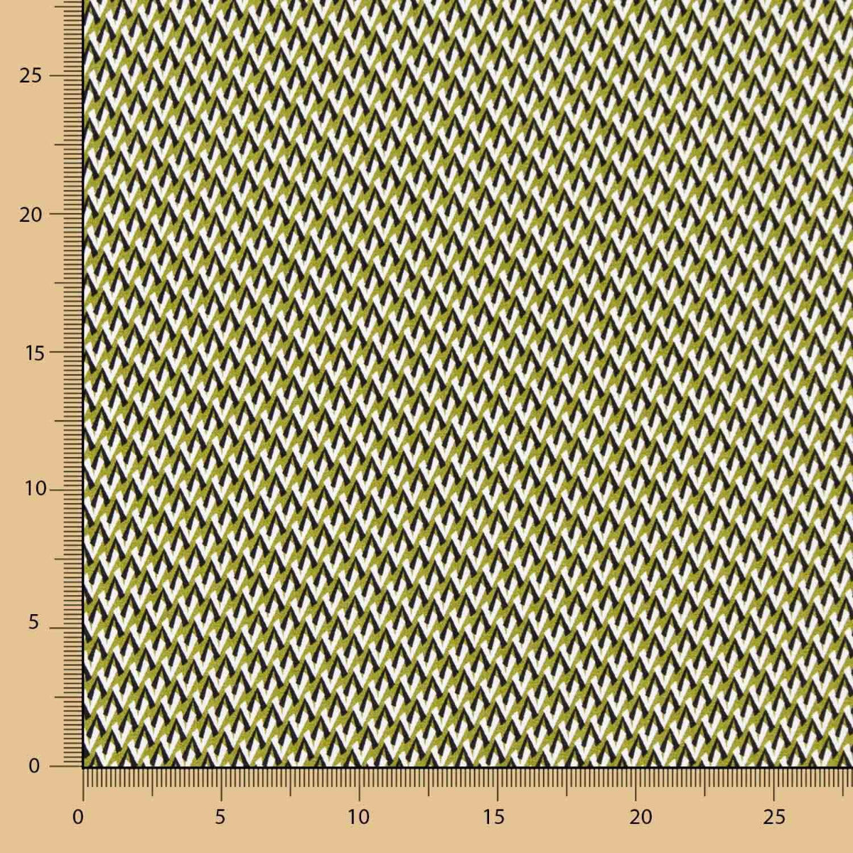 Viscose Géométriquemétrique Vert - Ribes y Casals