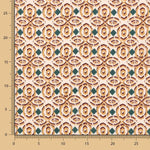 Retal Viscosa Geométrico Beige 40x140 cm - Ribes y Casals