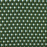 Viscose Spandex Géométrique Vert Bijou - Ribes y Casals