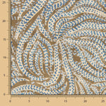 Viscose Mouchetée Bleu Jungle - Ribes y Casals