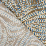 Viscose Mouchetée Bleu Jungle - Ribes y Casals