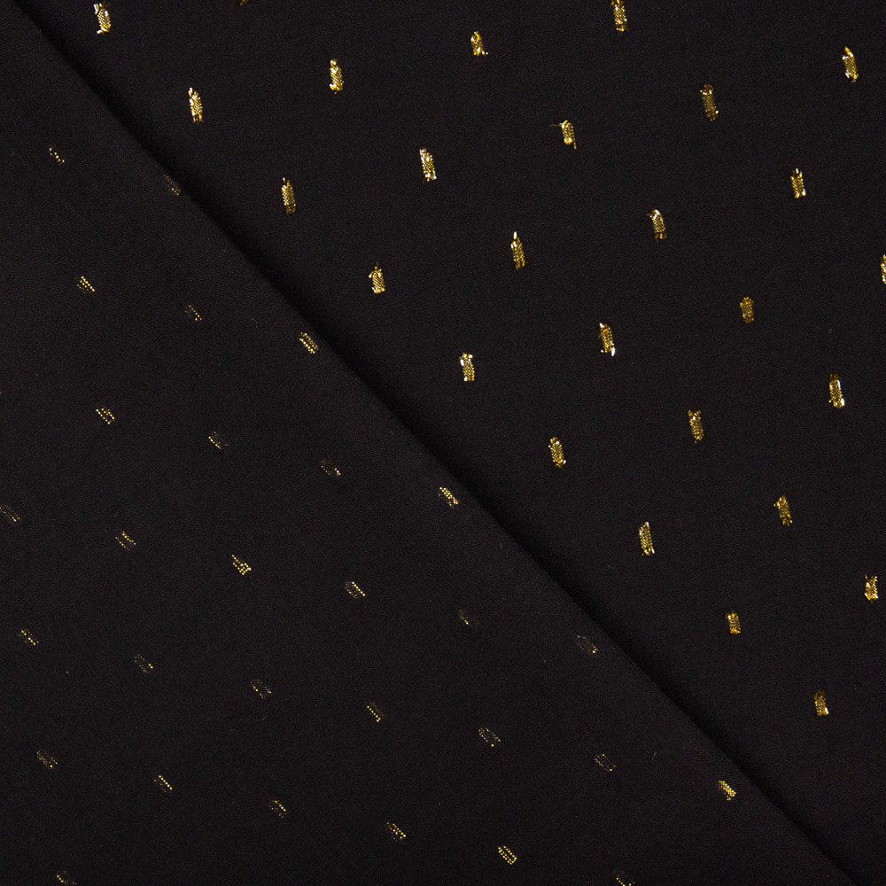 Viscose Lurex Noir - Ribes y Casals