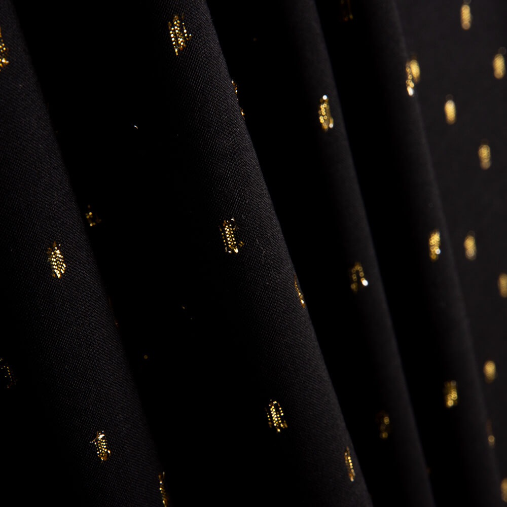 Viscose Lurex Noir - Ribes y Casals
